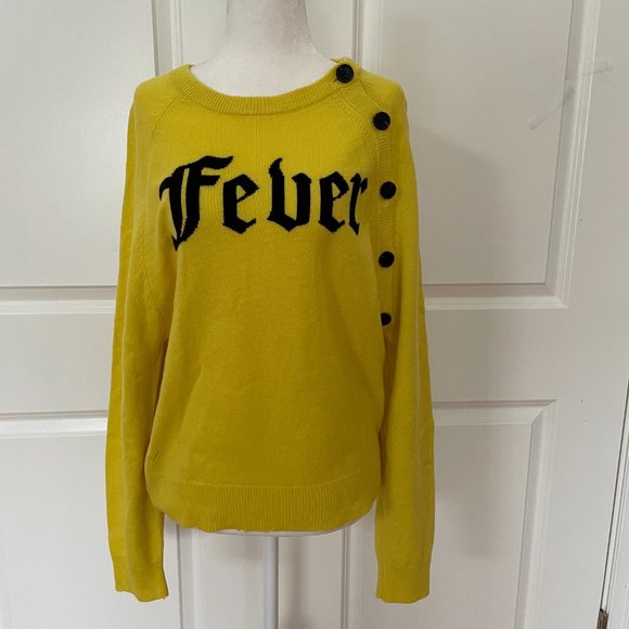 Justy "Fever" Graphic Distressed Cashmere Sweater from Zadig & Voltaire - Picture 1 of 10